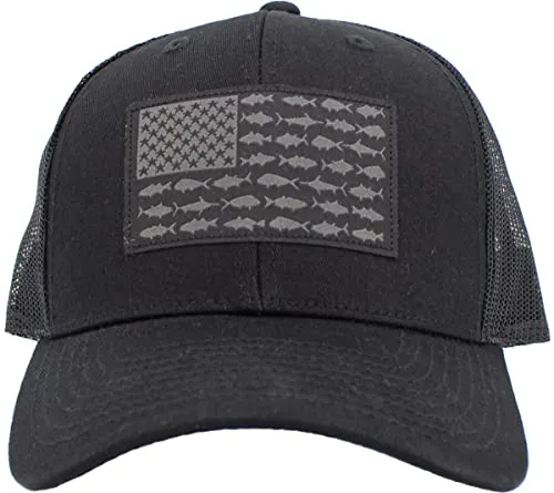 Fish Flag Trucker Hat by Funky Junque