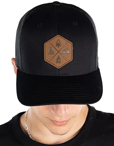 Fish Flag Trucker Hat by Funky Junque