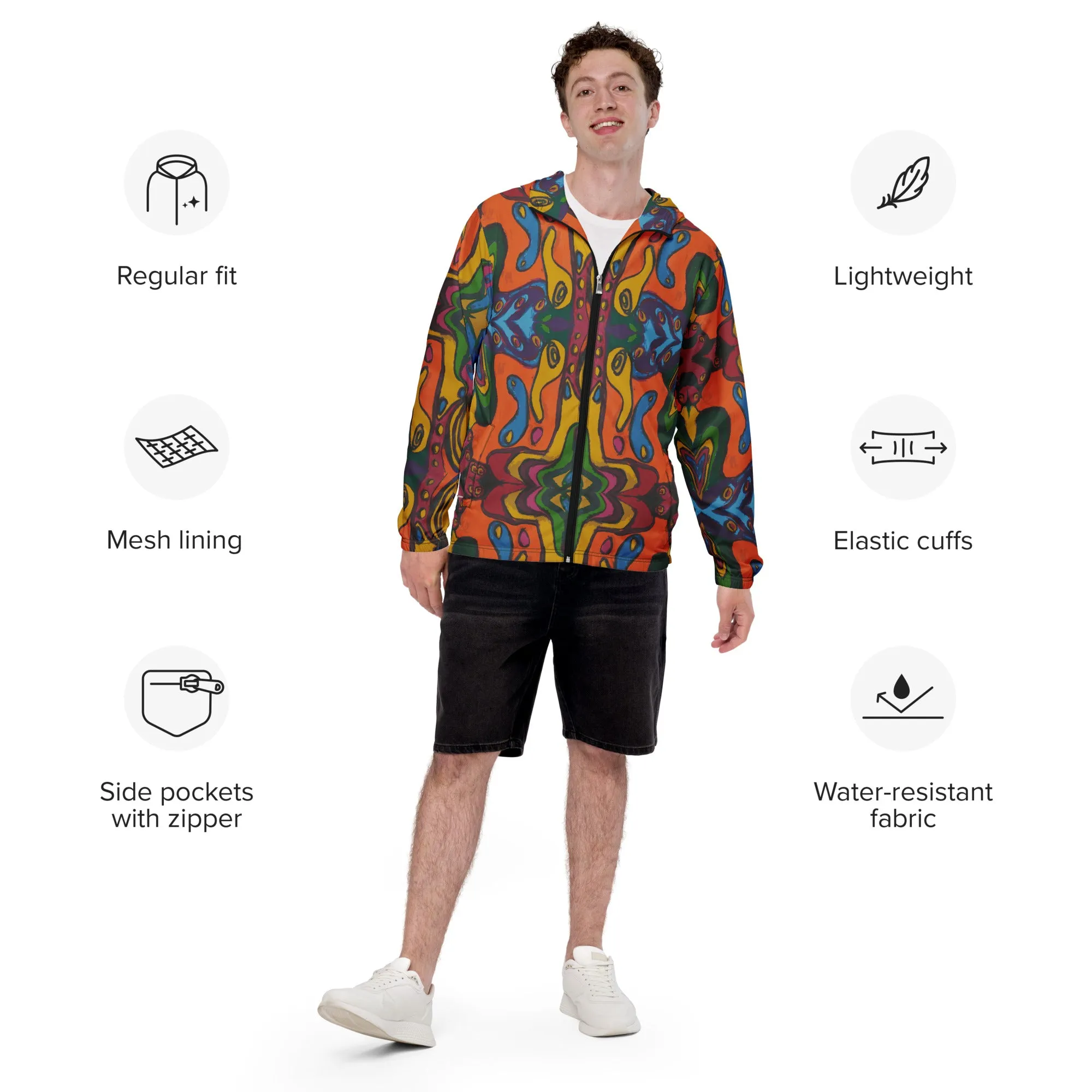 Funky Artist Men’s windbreaker