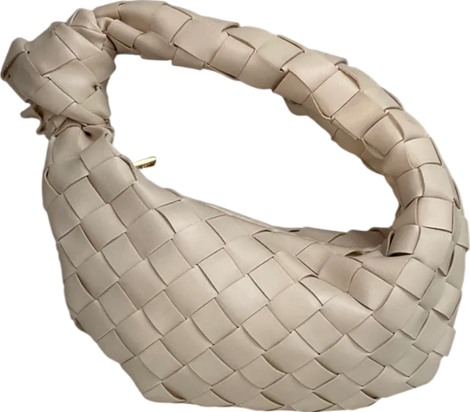 Glamorous Mini Grab Bag In Cream Woven