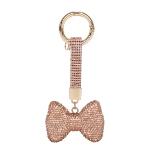 Glittering Bow Keychain – Add a Sparkle of Elegance(6pcs mix colors)