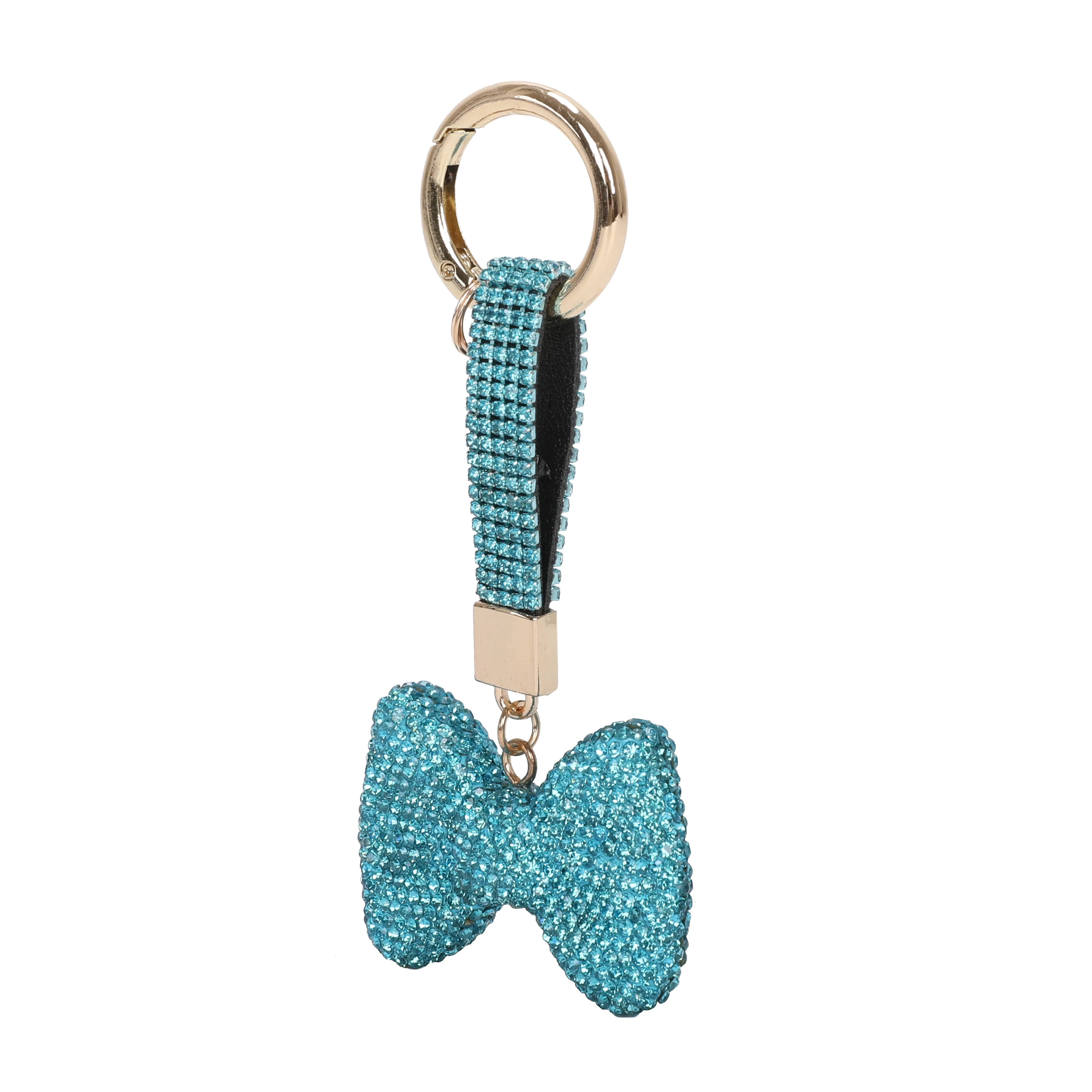 Glittering Bow Keychain – Add a Sparkle of Elegance(6pcs mix colors)
