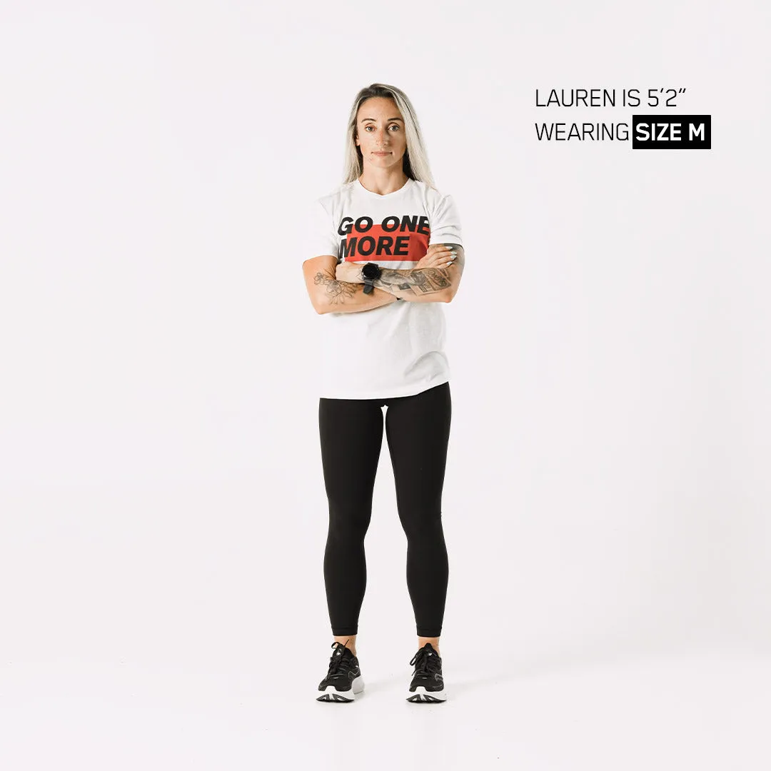 Go One More Tee / White