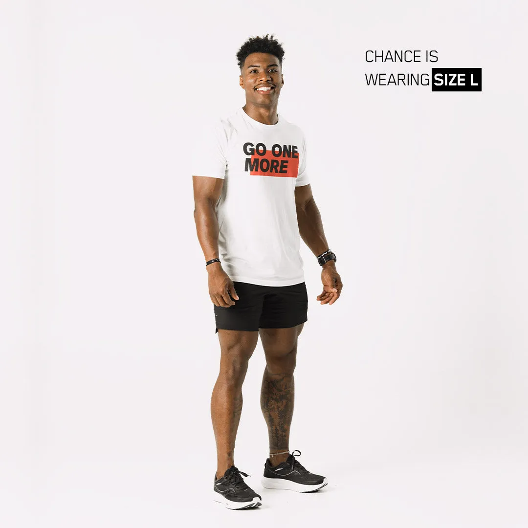 Go One More Tee / White