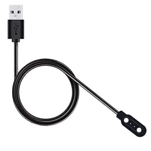 GO SHOPS USB Fast W26 Cable, Watch Charger Magnetic 2 pin, Watch Charger, Boat Storm Smartwatch Adapter Length 45 cm for Smart Watch (Charge only)