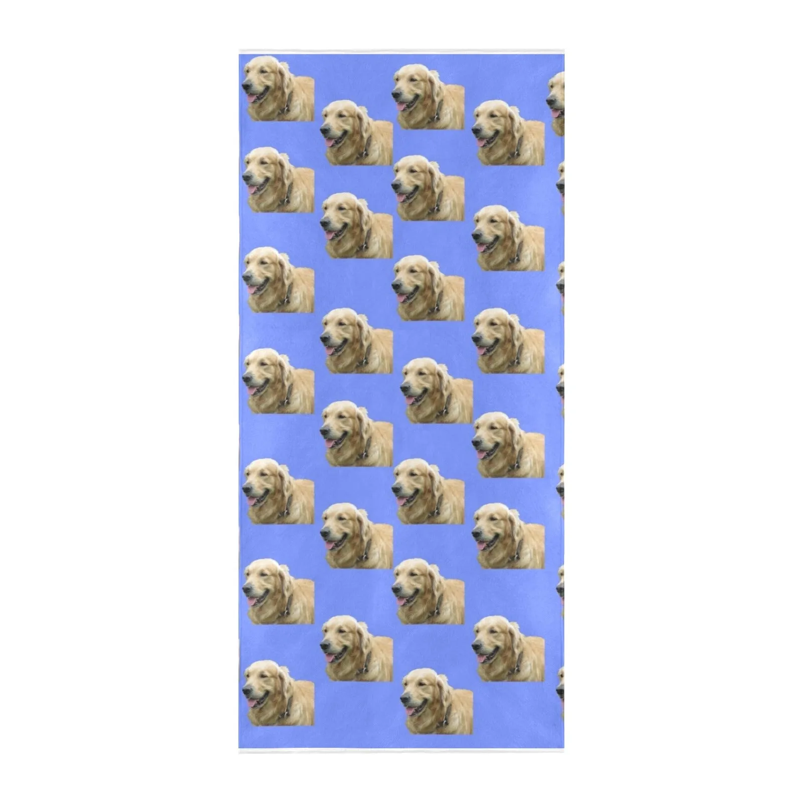 Golden Retriever Beach Towel