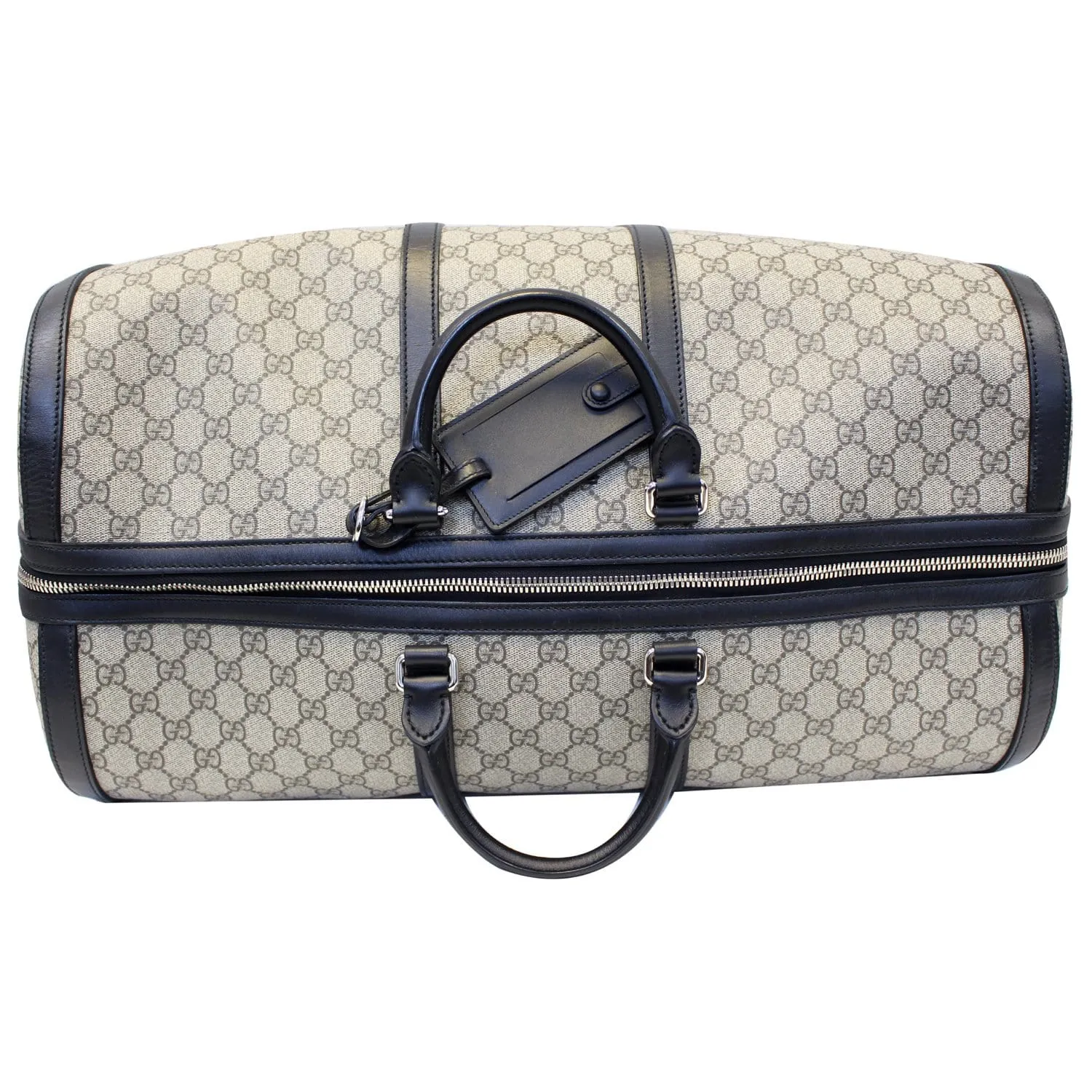 GUCCI GG Supreme Duffle Carry-on Bag 406382 Beige