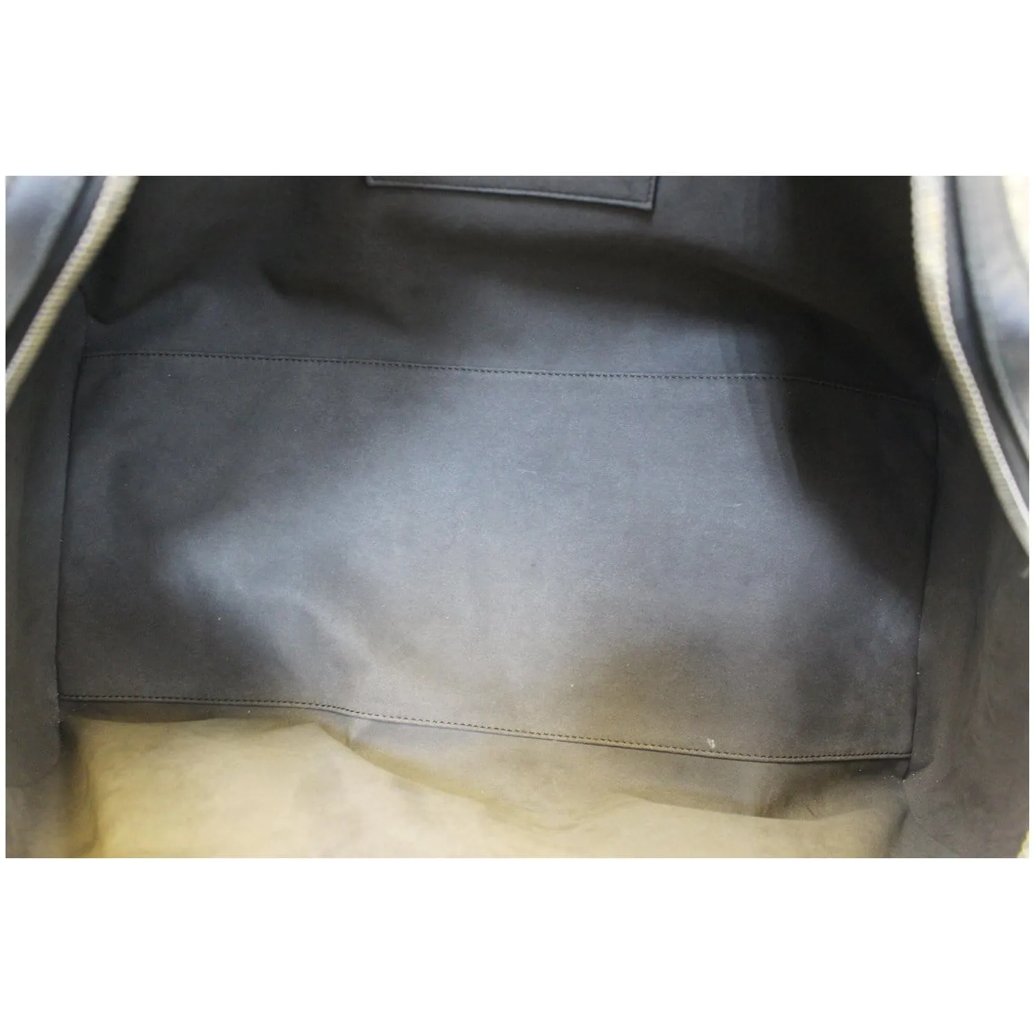 GUCCI GG Supreme Duffle Travel Bag Beige/Black