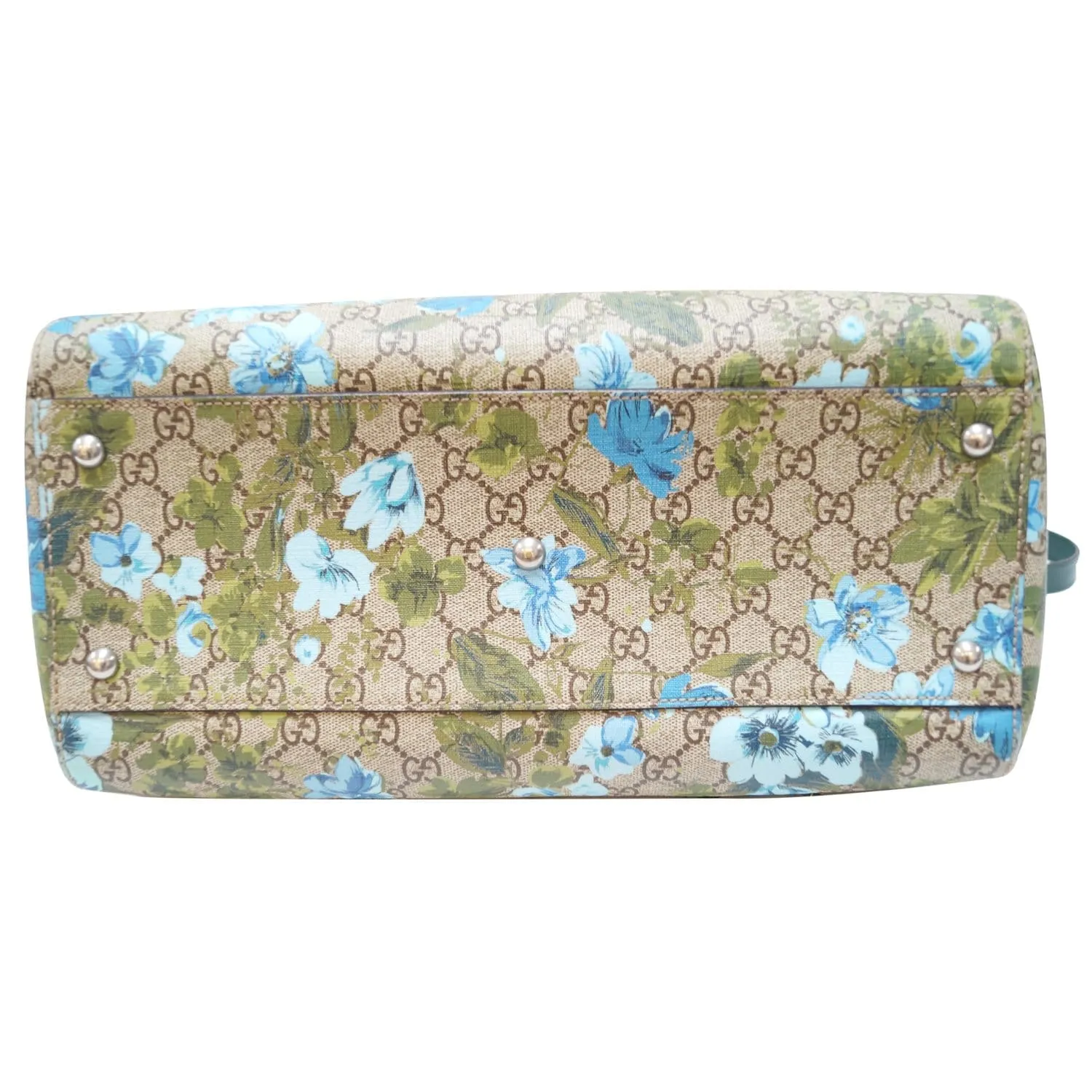 GUCCI Linea A Butterfly Embroidered Boston Shoulder Bag