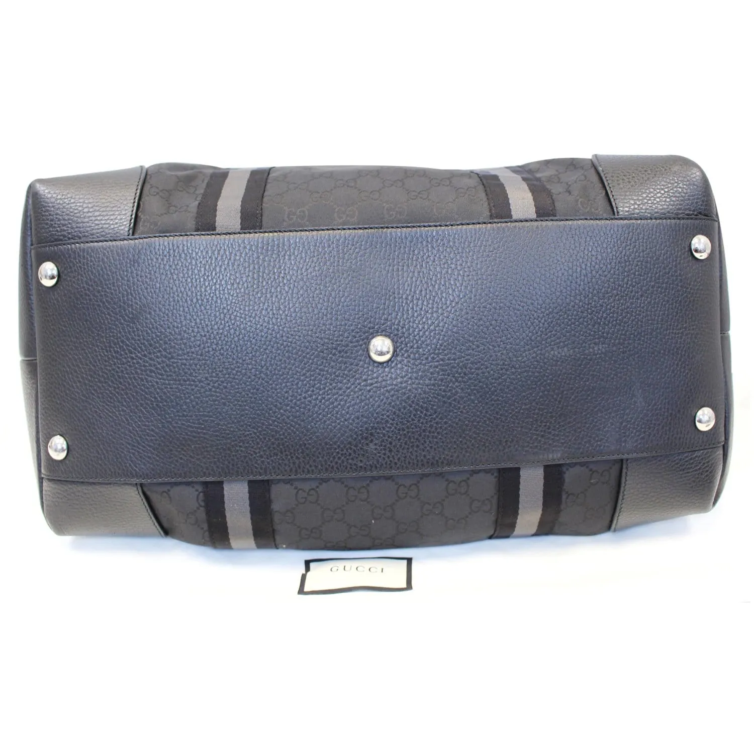 Gucci Nylon GG Guccissima XL Travel Duffle Luggage Bag 449180