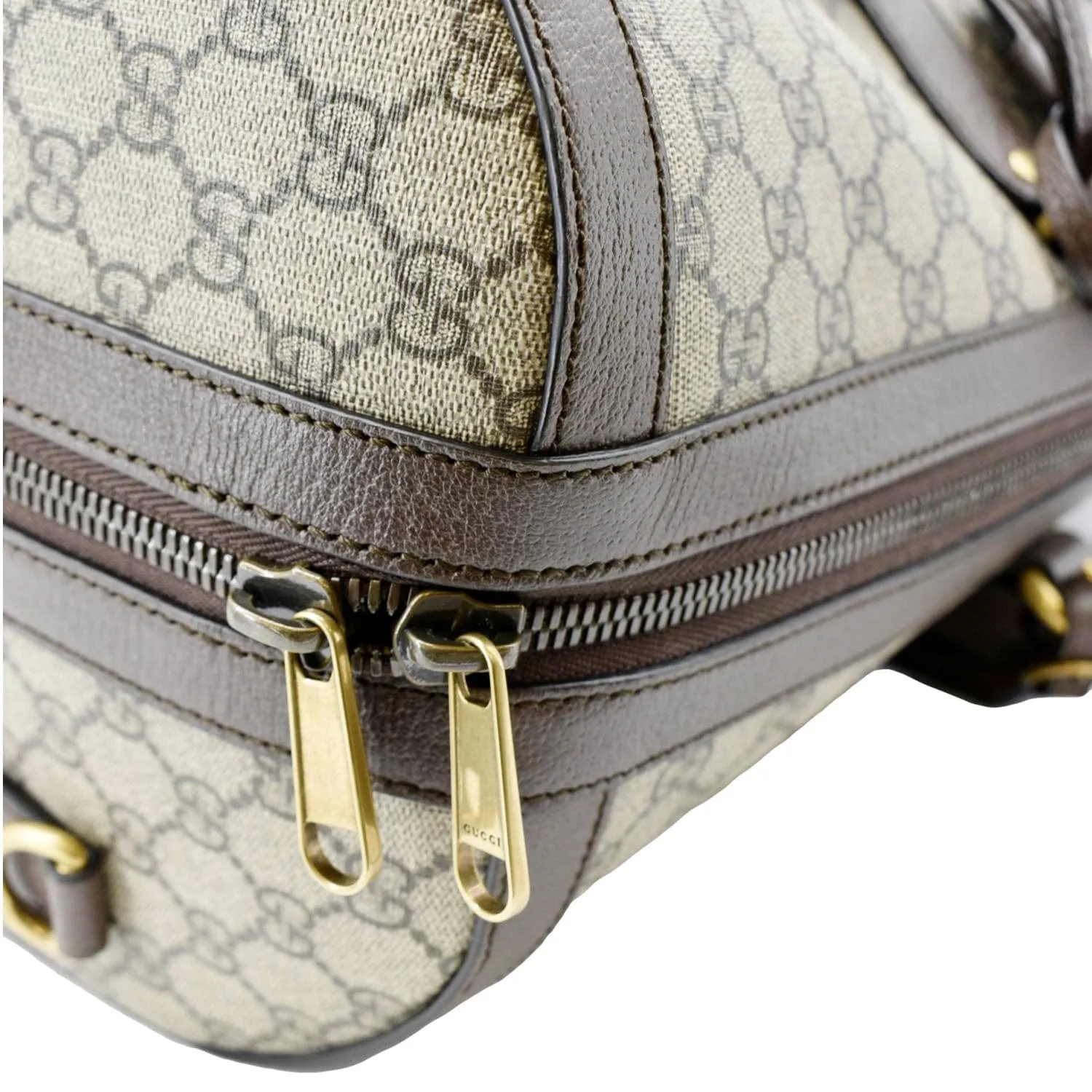 GUCCI Savoy Large GG Supreme Canvas Duffle Bag Beige 724612
