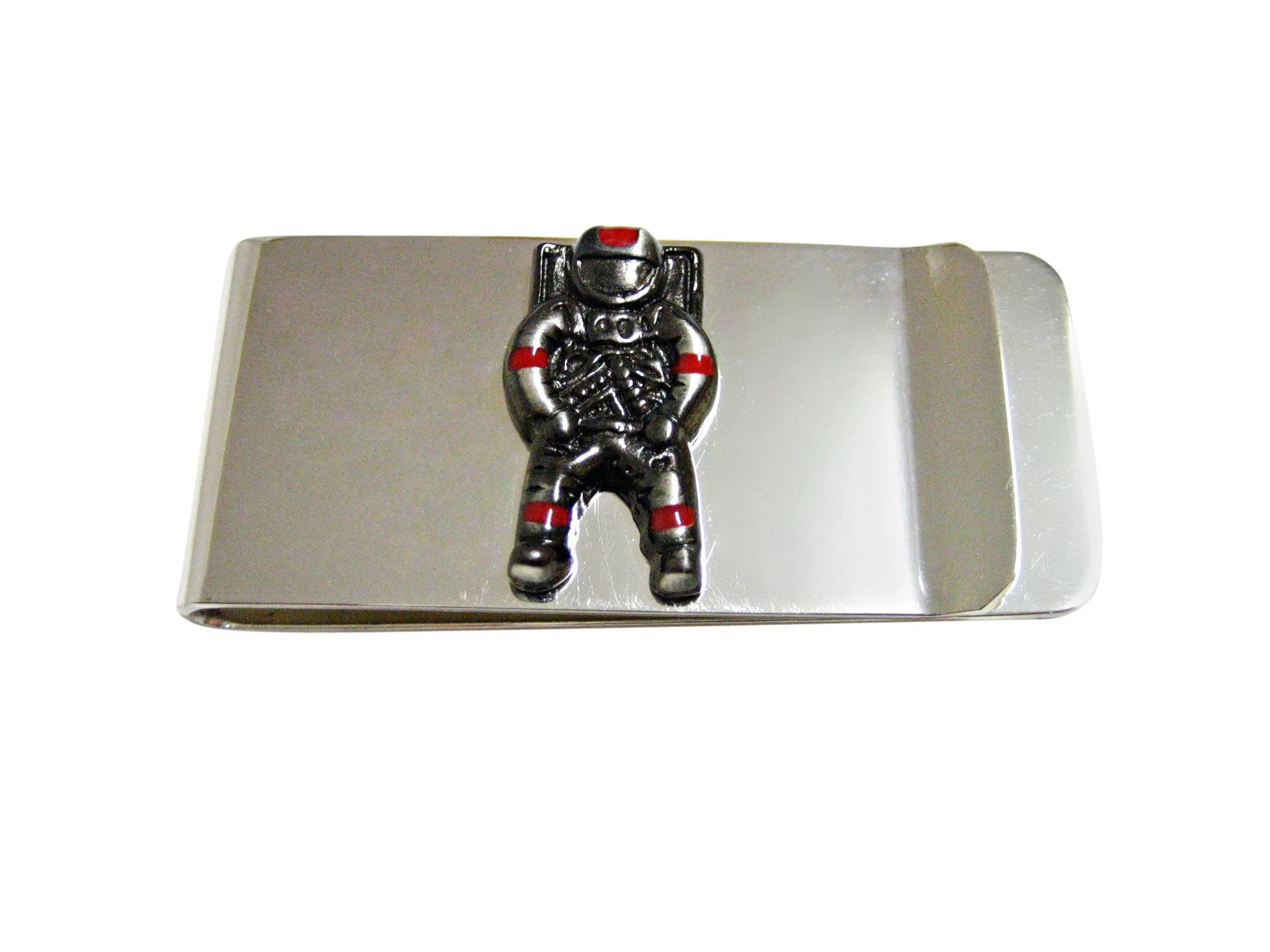 Gunmetal Toned Space Astronaut Money Clip