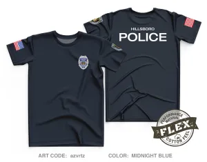 Hillsboro Police Department Core Men's SS Flex Performance Tee - azvrtz