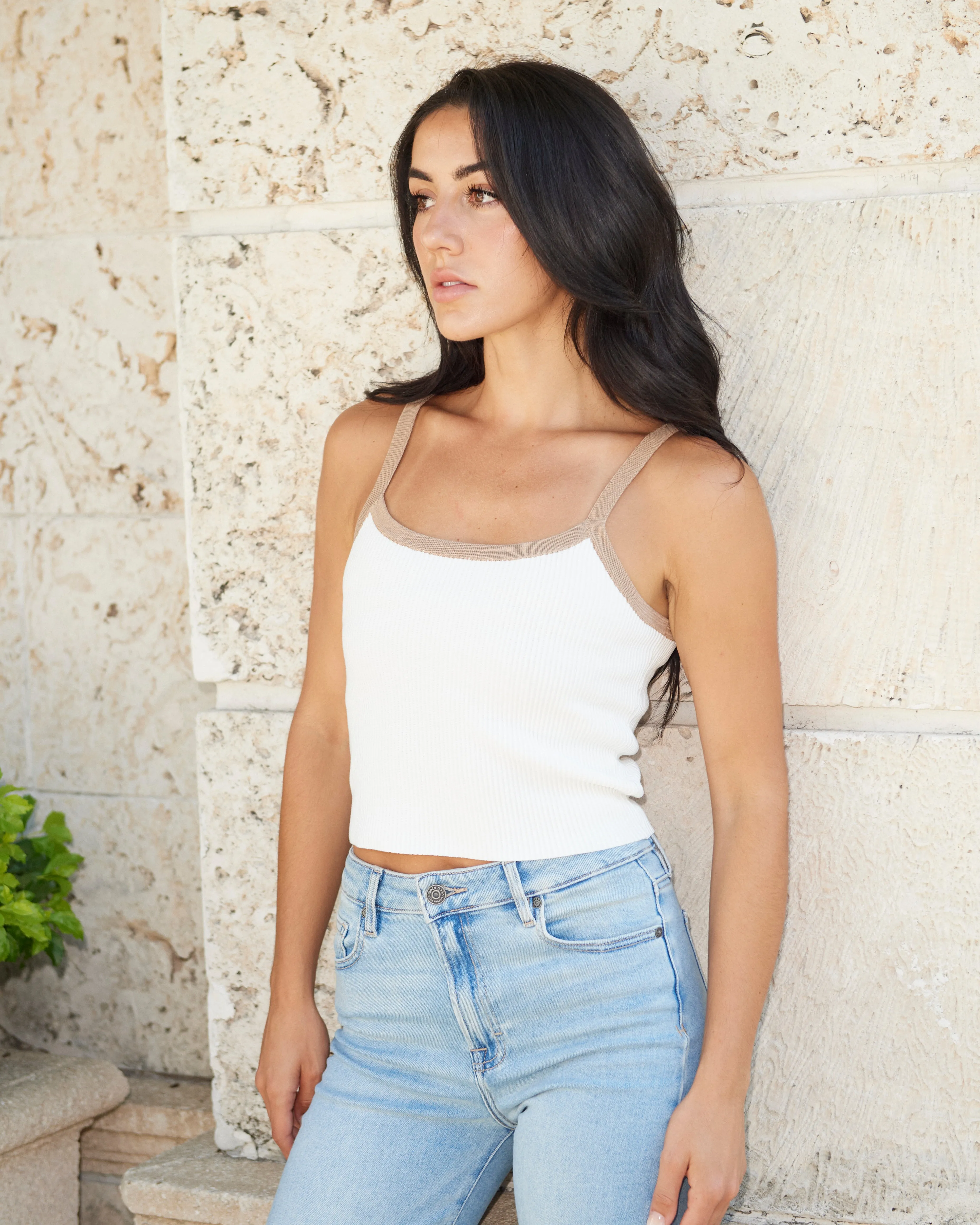 Ines Colorblock Knit  Top