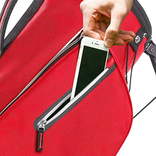Izzo Ultra Lite Stand Bag, Red
