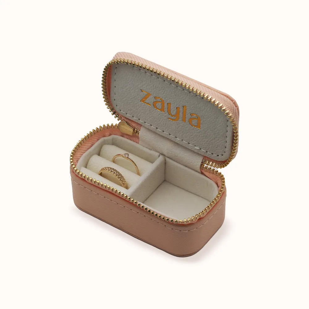 Jewelry Travel Case - Light Pink