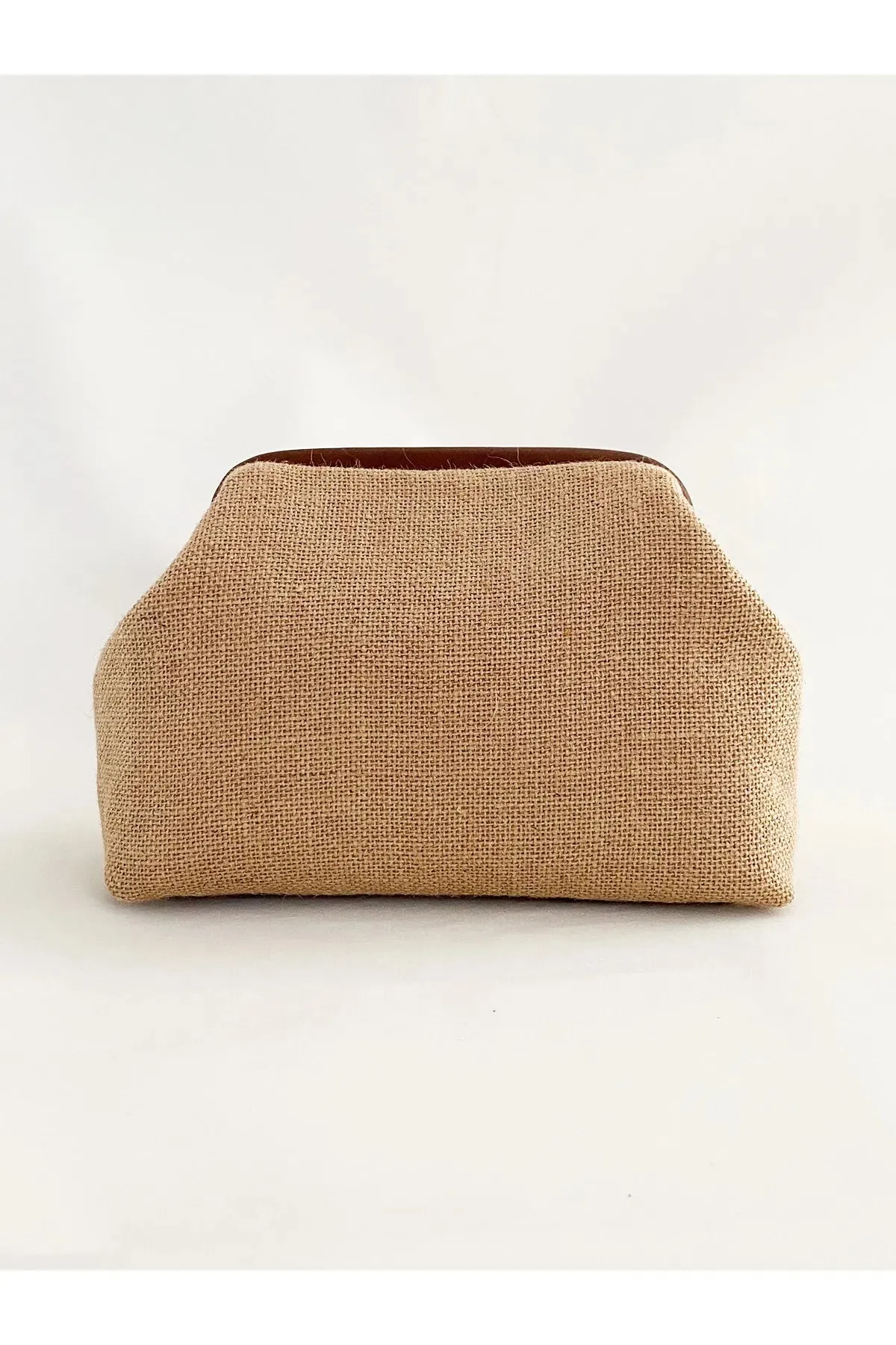Jute Straw Clutch Bag