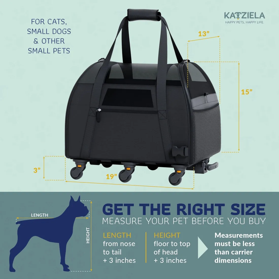 Katziela Cozy Commuter Carrier