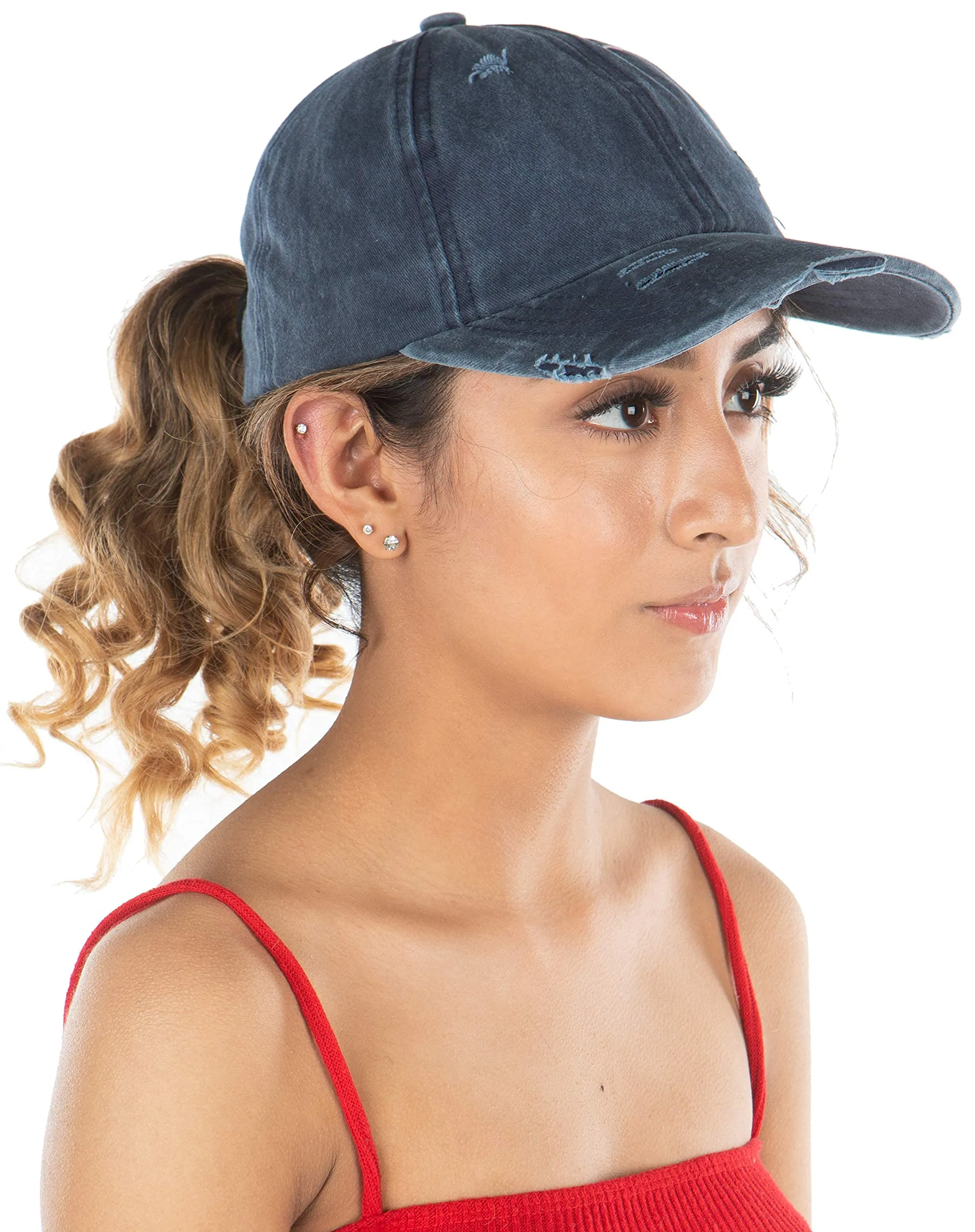 Ladder Back Ponycap by Funky Junque