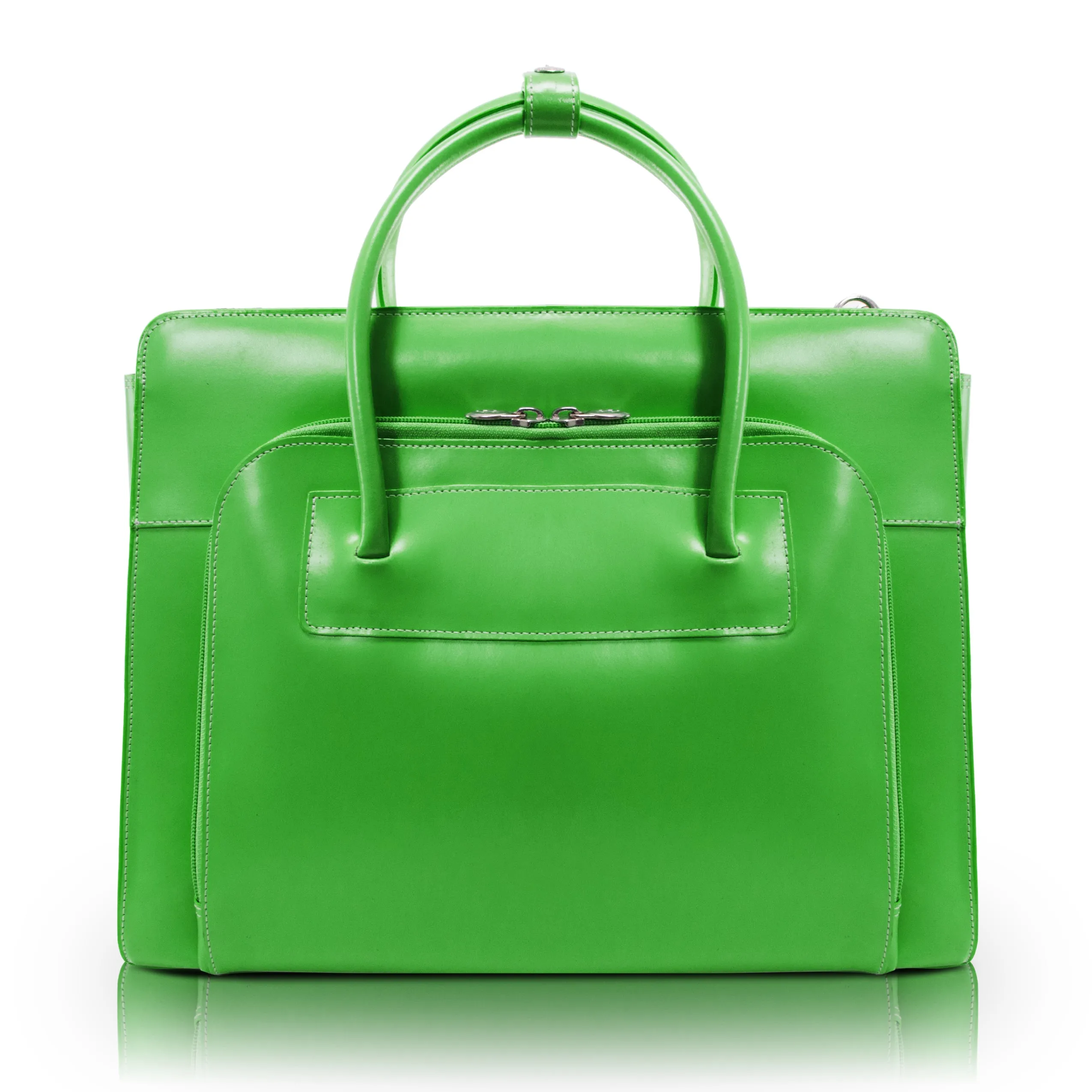 LAKE FOREST | 15” Leather Laptop Tote