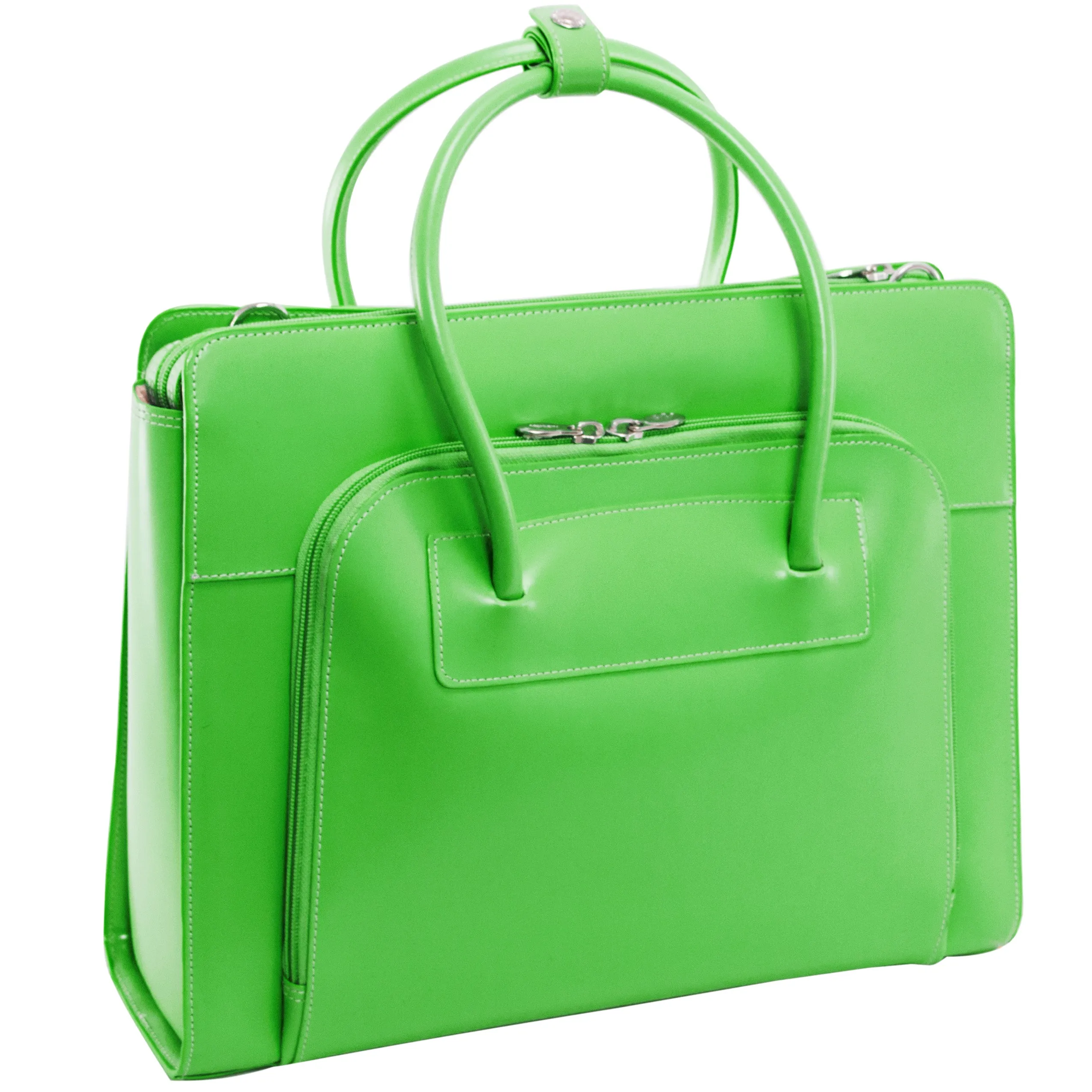 LAKE FOREST | 15” Leather Laptop Tote