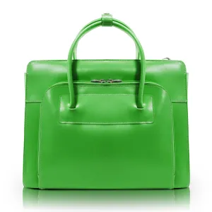 LAKE FOREST | 15” Leather Laptop Tote