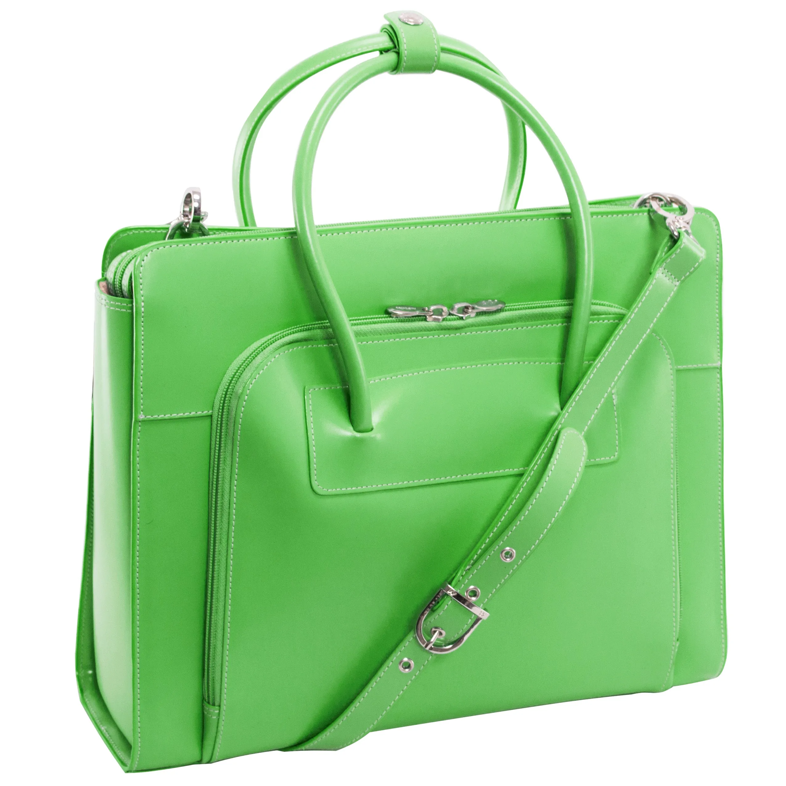 LAKE FOREST | 15” Leather Laptop Tote
