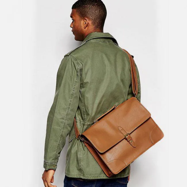 Leather Smart Satchel