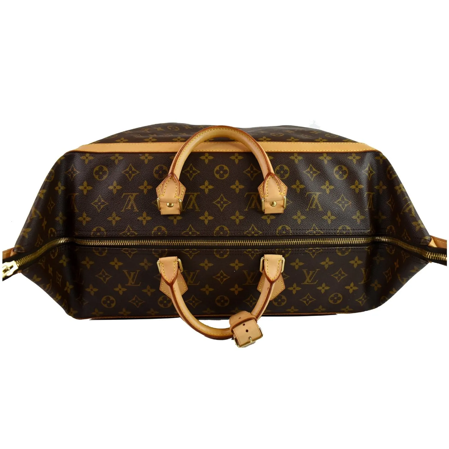 LOUIS VUITTON Cruiser 45 Monogram Canvas Travel Bag Brown