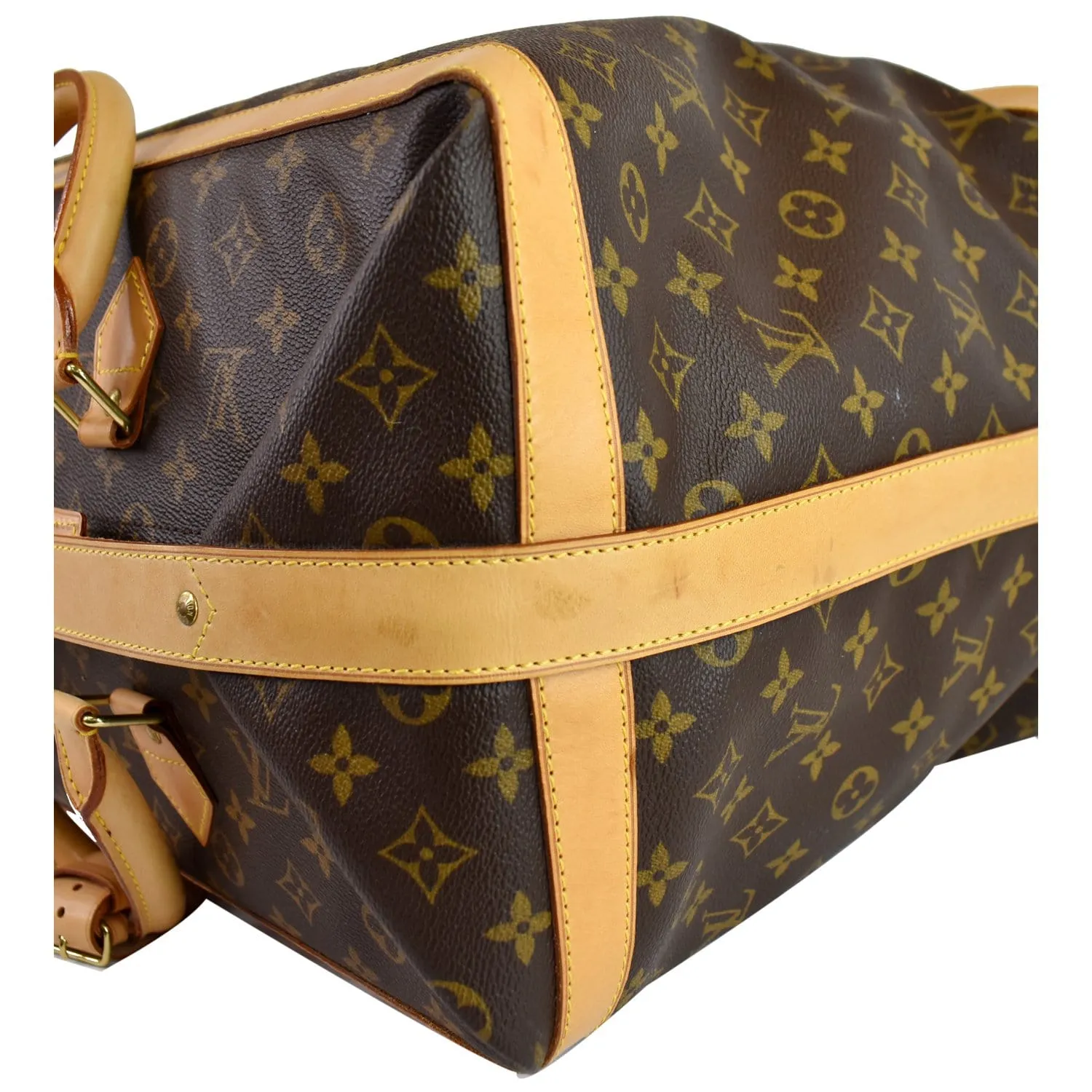 LOUIS VUITTON Cruiser 45 Monogram Canvas Travel Bag Brown