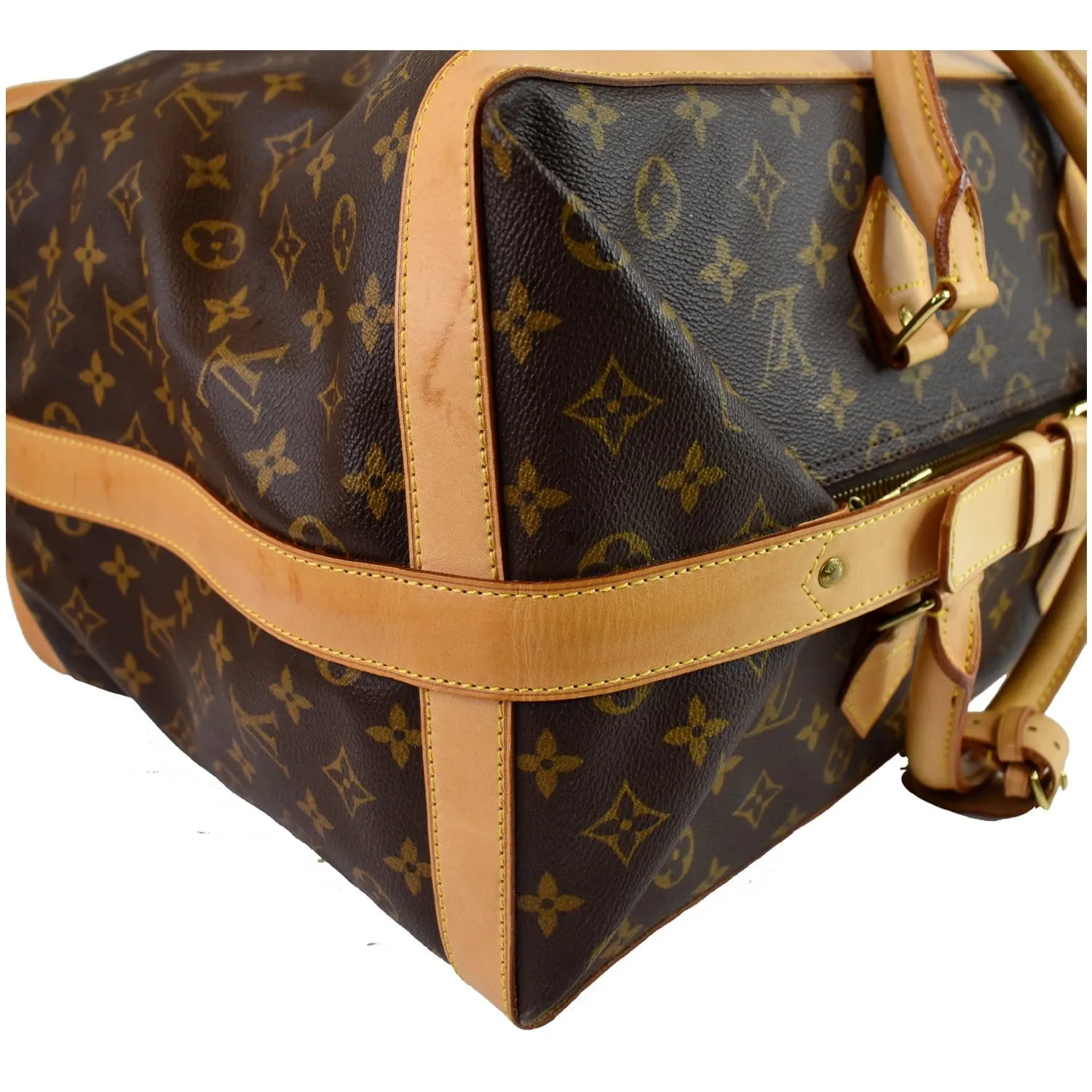 LOUIS VUITTON Cruiser 45 Monogram Canvas Travel Bag Brown