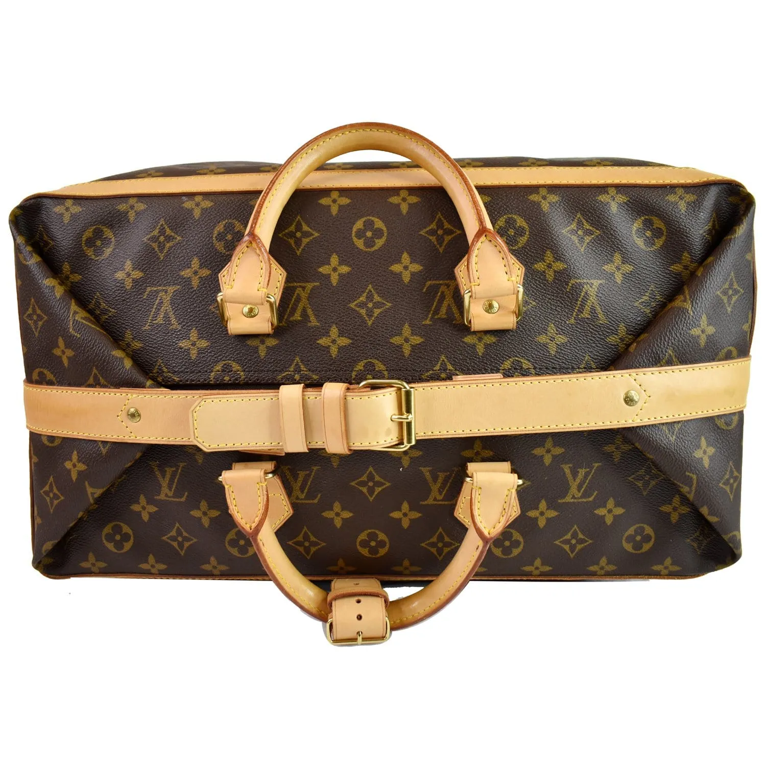 LOUIS VUITTON Cruiser 45 Monogram Canvas Travel Bag Brown