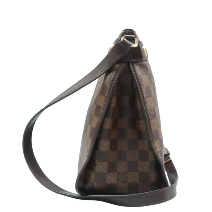 LOUIS VUITTON Duomo Damier Ebene Crossbody Bag Brown