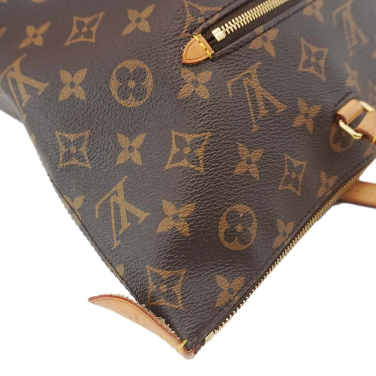 LOUIS VUITTON Iena PM Monogram Canvas Shoulder Bag Brown