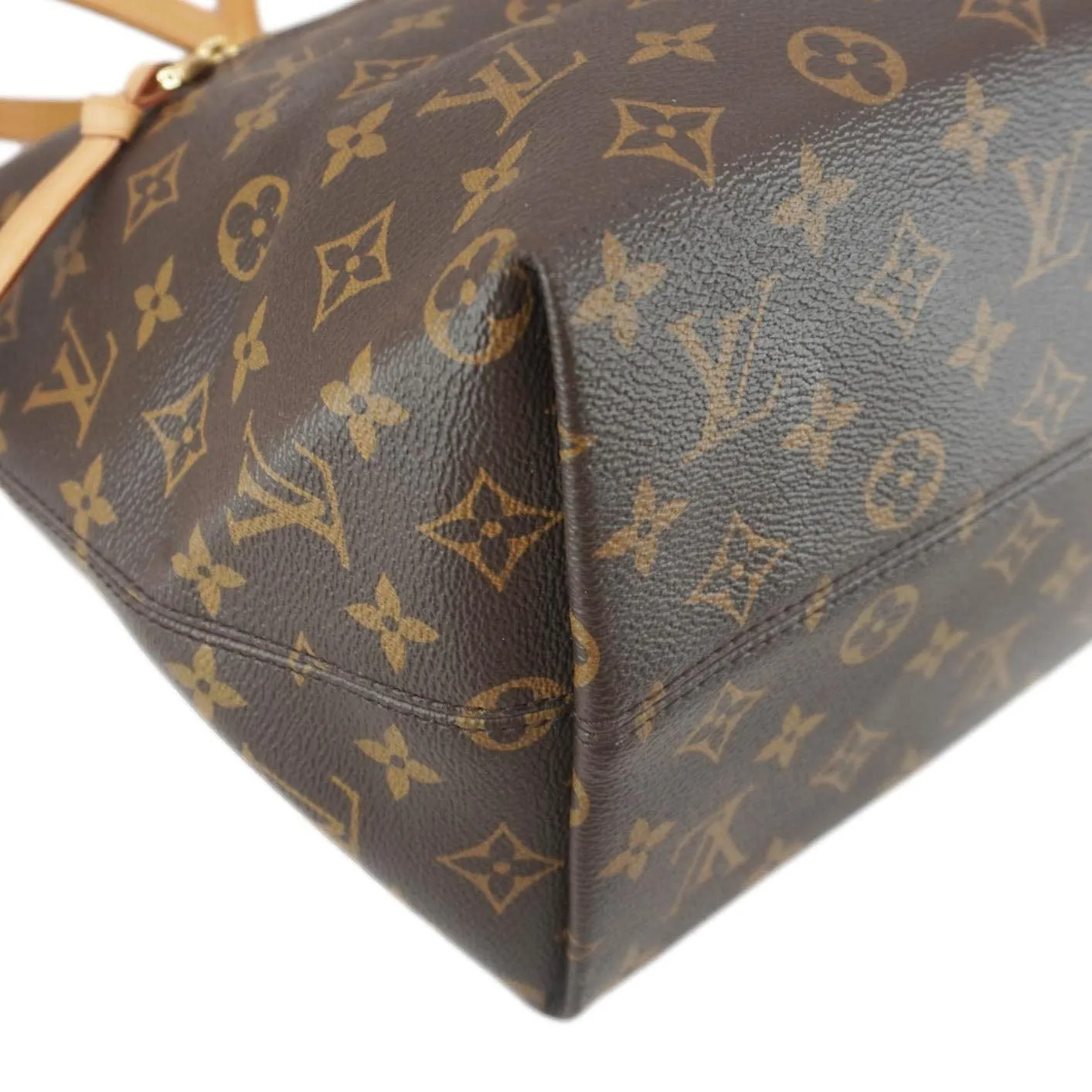 LOUIS VUITTON Iena PM Monogram Canvas Shoulder Bag Brown