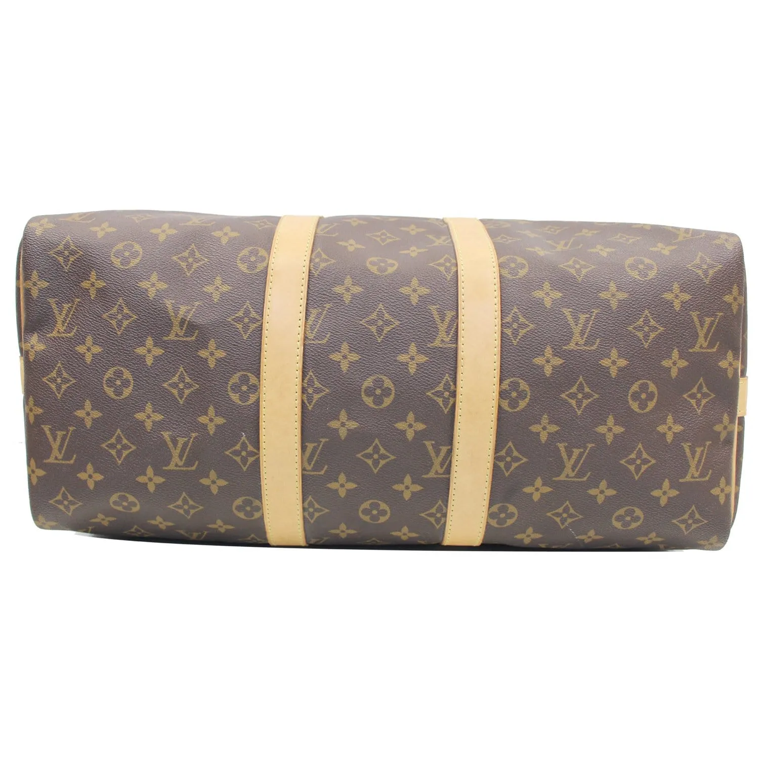 LOUIS VUITTON Keepall 45 Bandouliere  Monogram Canvas Travel Bag Brown - 15% OFF