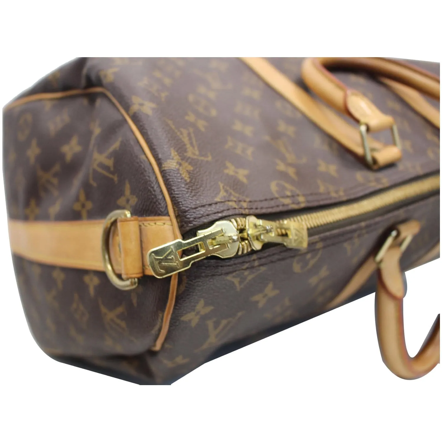 LOUIS VUITTON Keepall 45 Bandouliere  Monogram Canvas Travel Bag Brown - 15% OFF