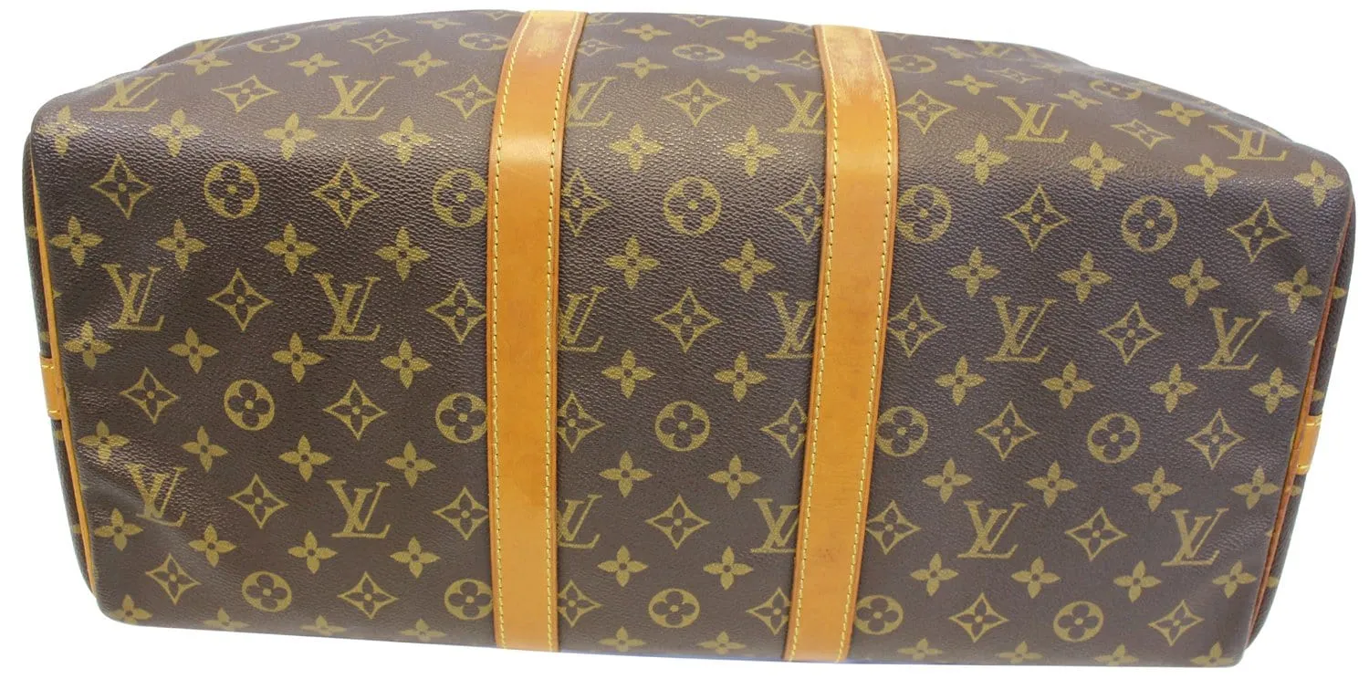 LOUIS VUITTON Keepall 45 Monogram  Bandouliere Duffle Travel Bag