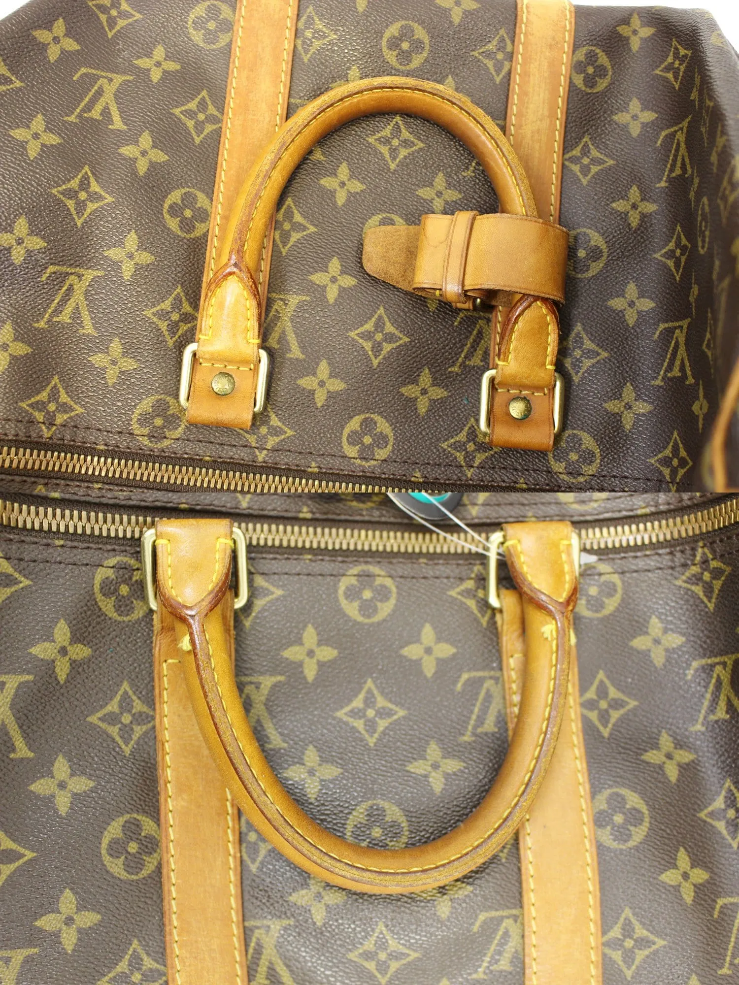 LOUIS VUITTON Keepall 45 Monogram  Bandouliere Duffle Travel Bag