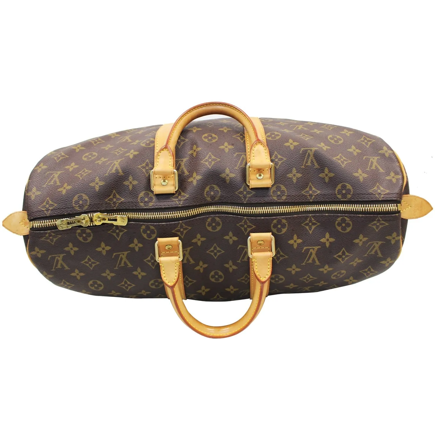 LOUIS VUITTON Keepall 45 Monogram Canvas Travel Bag Brown