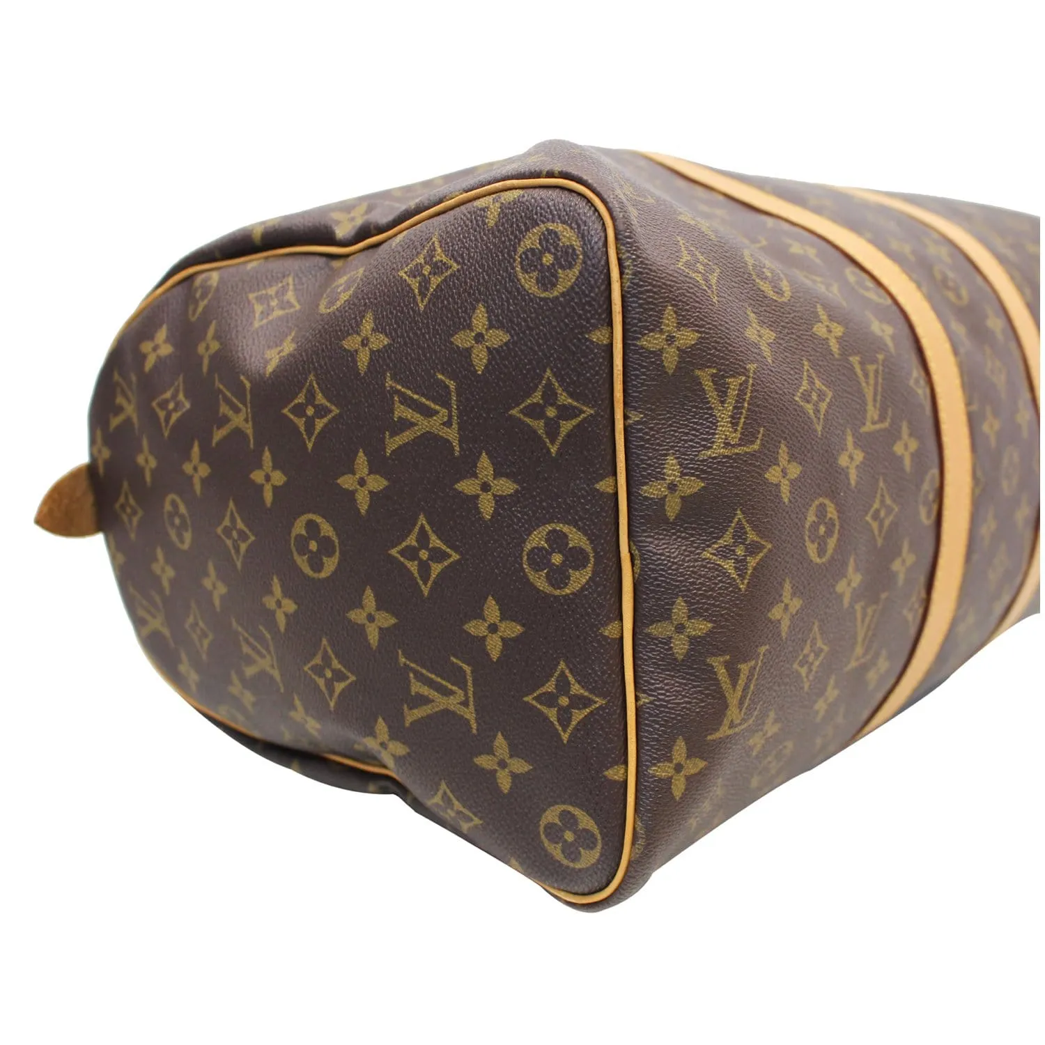 LOUIS VUITTON Keepall 45 Monogram Canvas Travel Bag Brown
