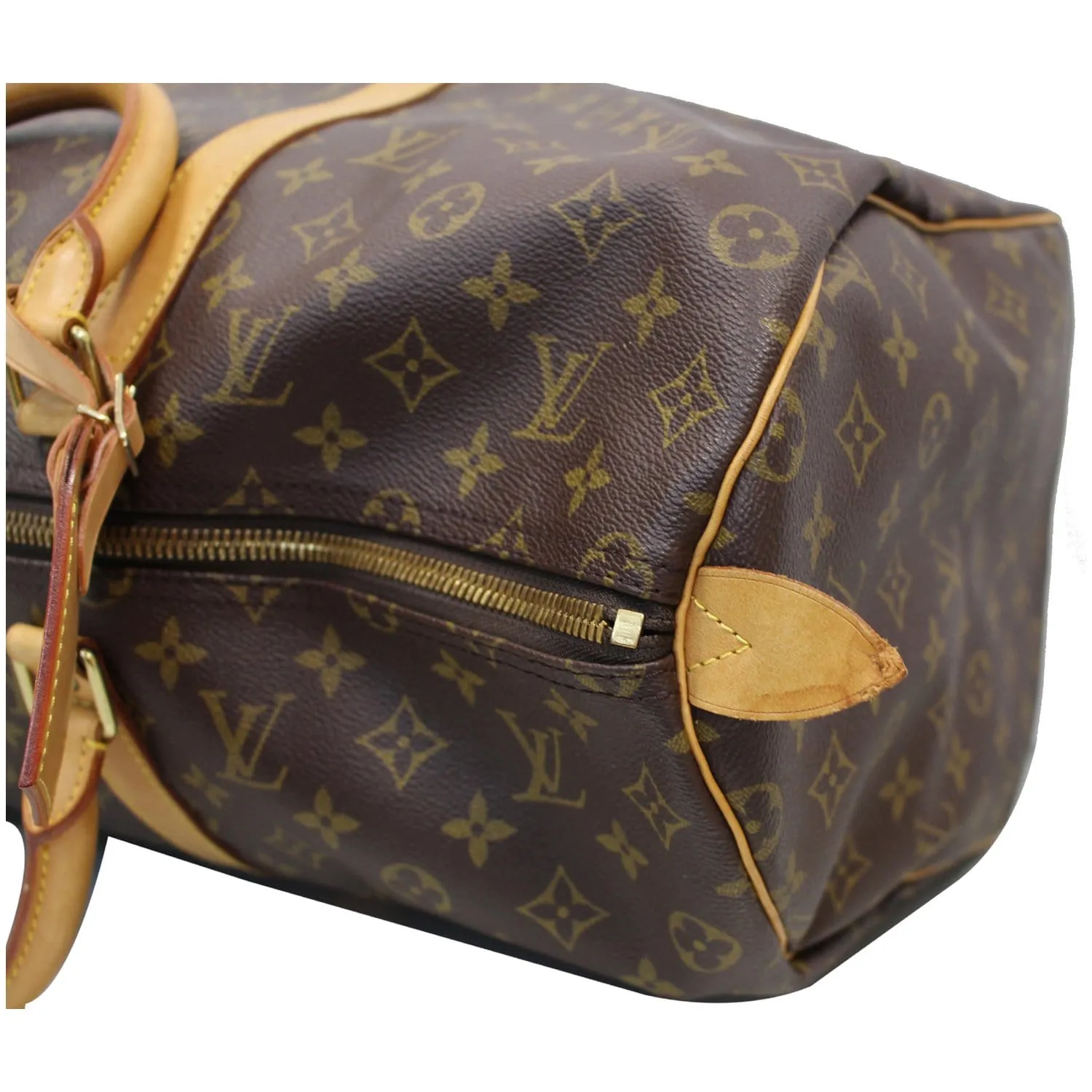 LOUIS VUITTON Keepall 50 Monogram Canvas Travel Bag Brown - 15% OFF