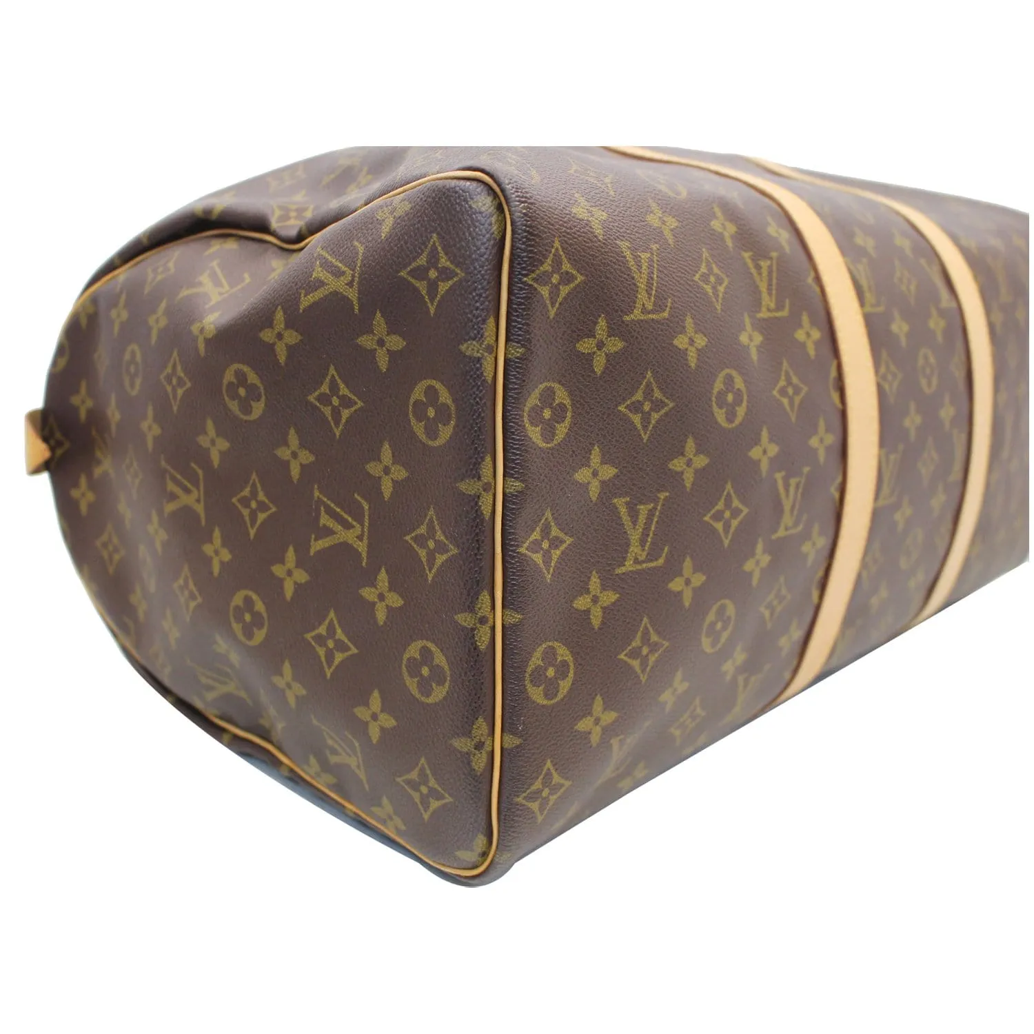 LOUIS VUITTON Keepall 50 Monogram Canvas Travel Bag Brown - 15% OFF