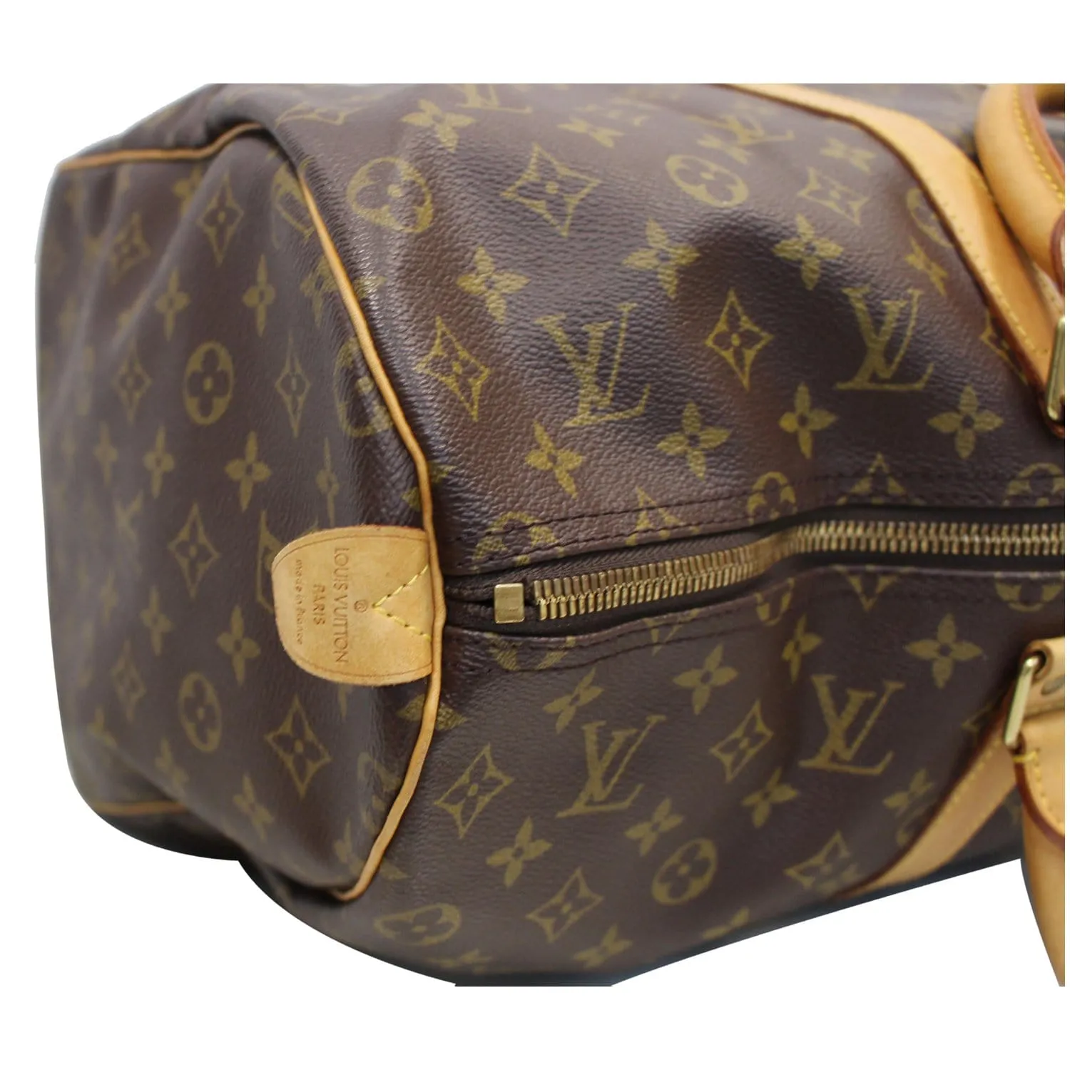 LOUIS VUITTON Keepall 50 Monogram Canvas Travel Bag Brown - 15% OFF