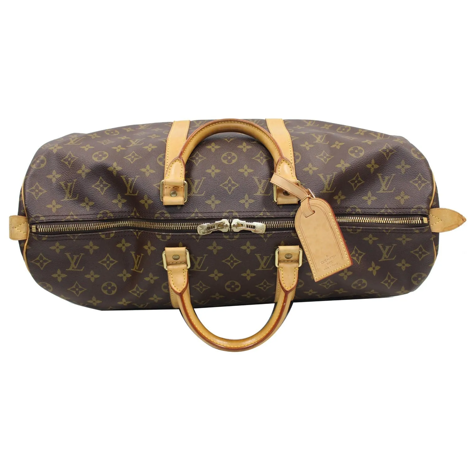 LOUIS VUITTON Keepall 50 Monogram Canvas Travel Bag Brown - 15% OFF