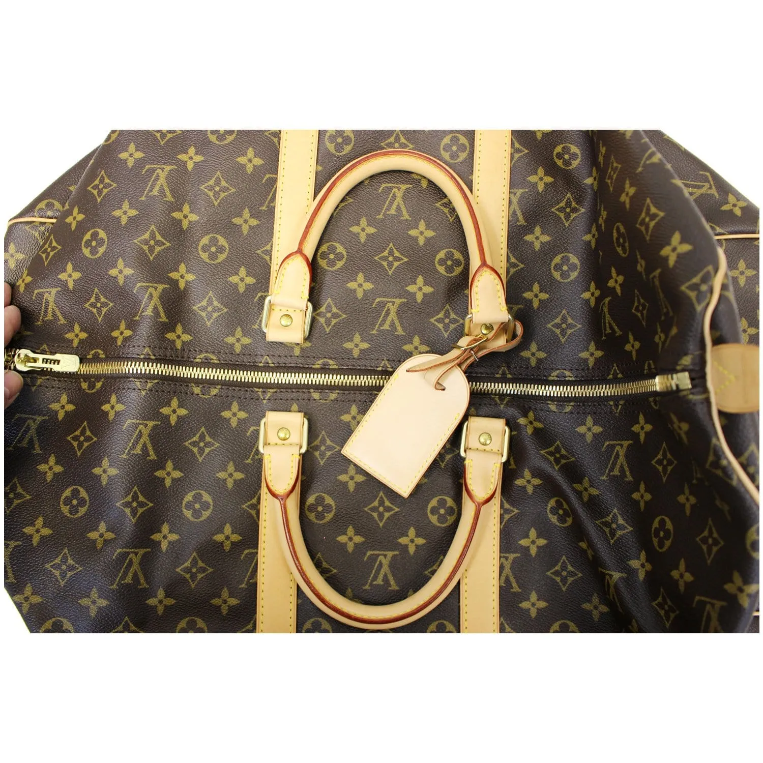 LOUIS VUITTON Keepall 55 Monogram Canvas Boston Bag