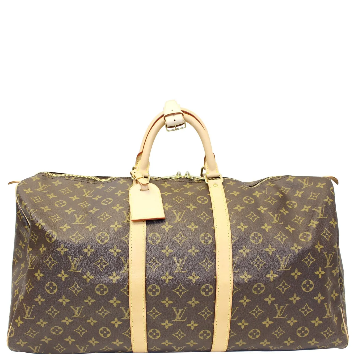 LOUIS VUITTON Keepall 55 Monogram Canvas Boston Bag