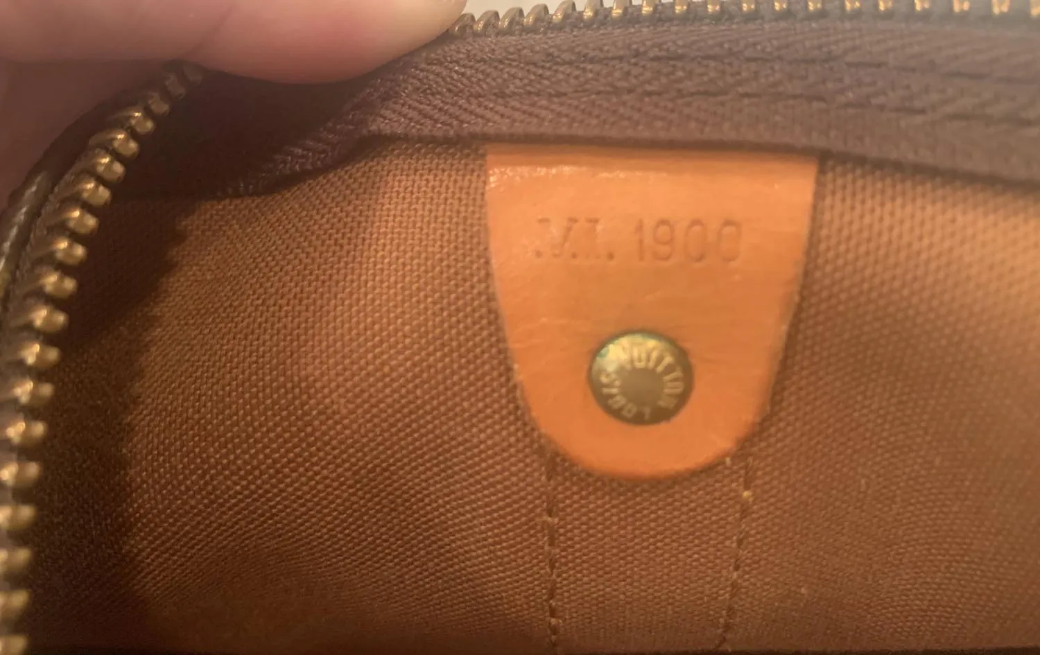 LOUIS VUITTON Keepall 60 Bandouliere Monogram Canvas Travel Bag Brown