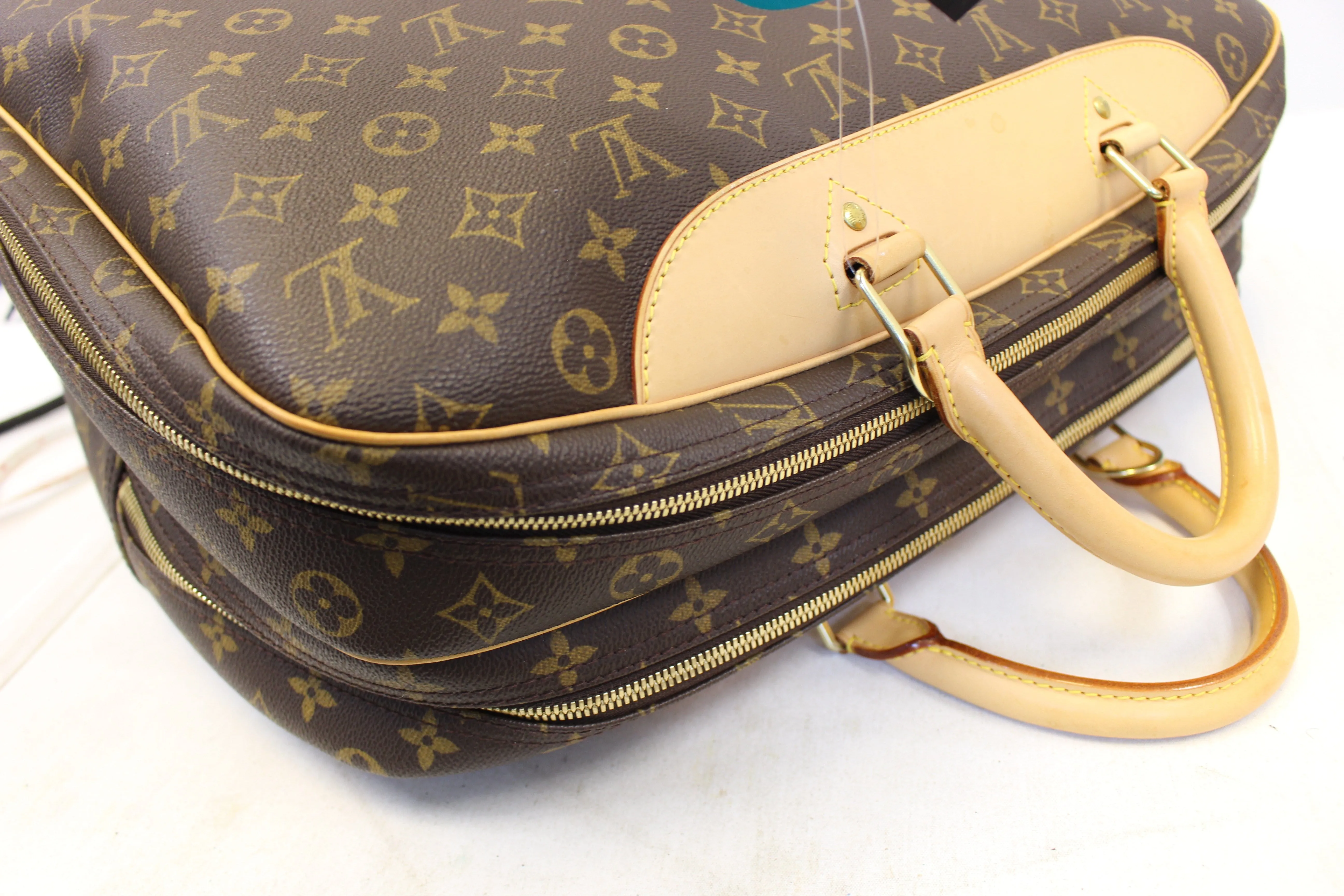 LOUIS VUITTON Monogram Canvas Alize 24 Heures Soft Suitcase