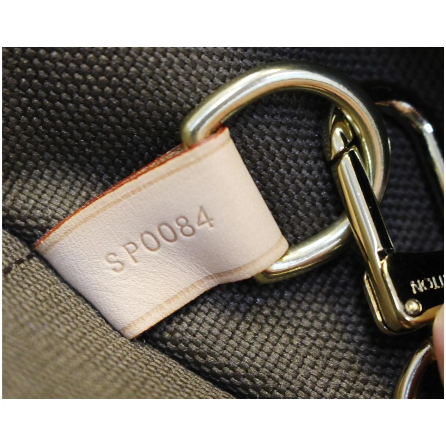 LOUIS VUITTON Monogram Canvas Garment Carrier Bag Brown